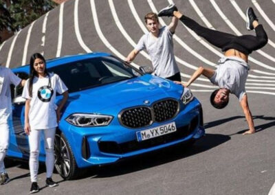 Activation TikTok pour BMW avec Webguerillas