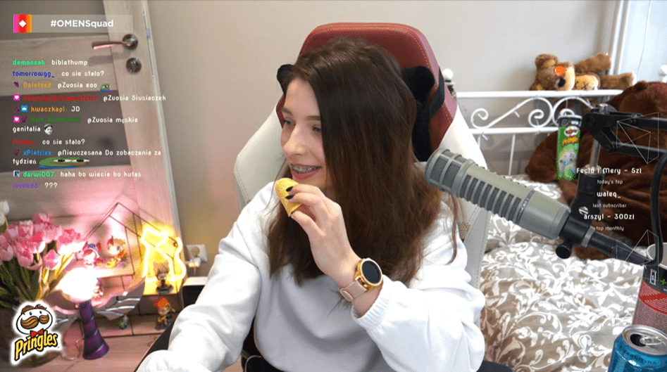 Macro Influencerzy na Twitchu dla Pringles
