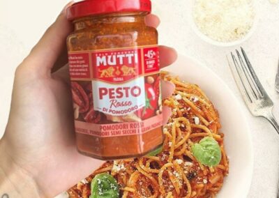 Nano infuencers for Pesto Mutti