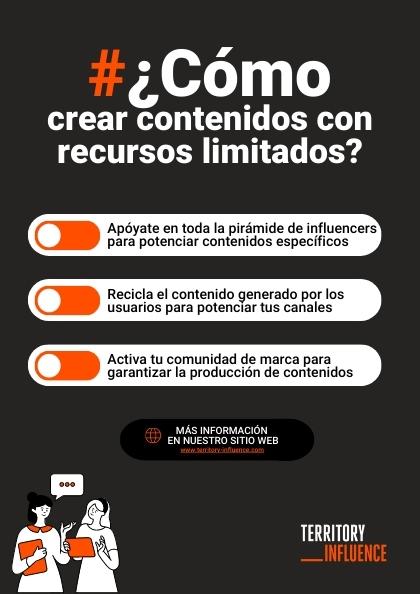 ¿Cómo crear contenidos con recursos limitados?