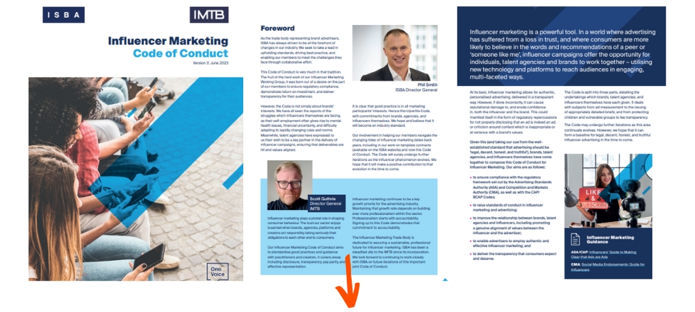 Territory Influence joins the ISBA & the Influencer Marketing Trade Body (IMTB) Influencer Marketing Code of Conduct.