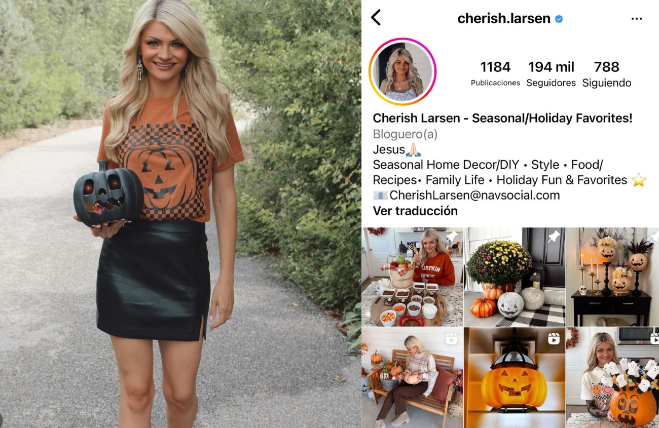 Halloween Influencer Cherish Larsen Halloween Influencer Cherish Larsen