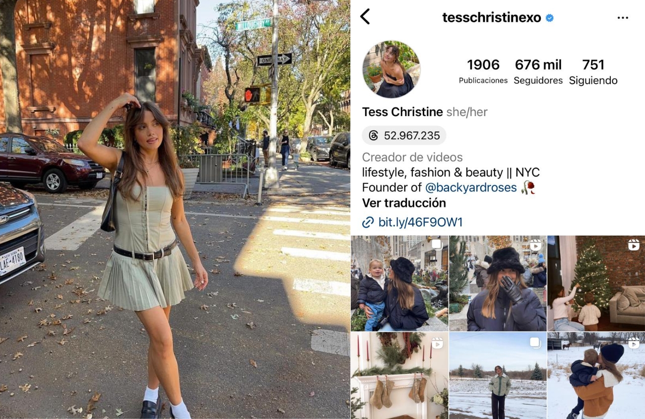 Christmas Influencer Tess