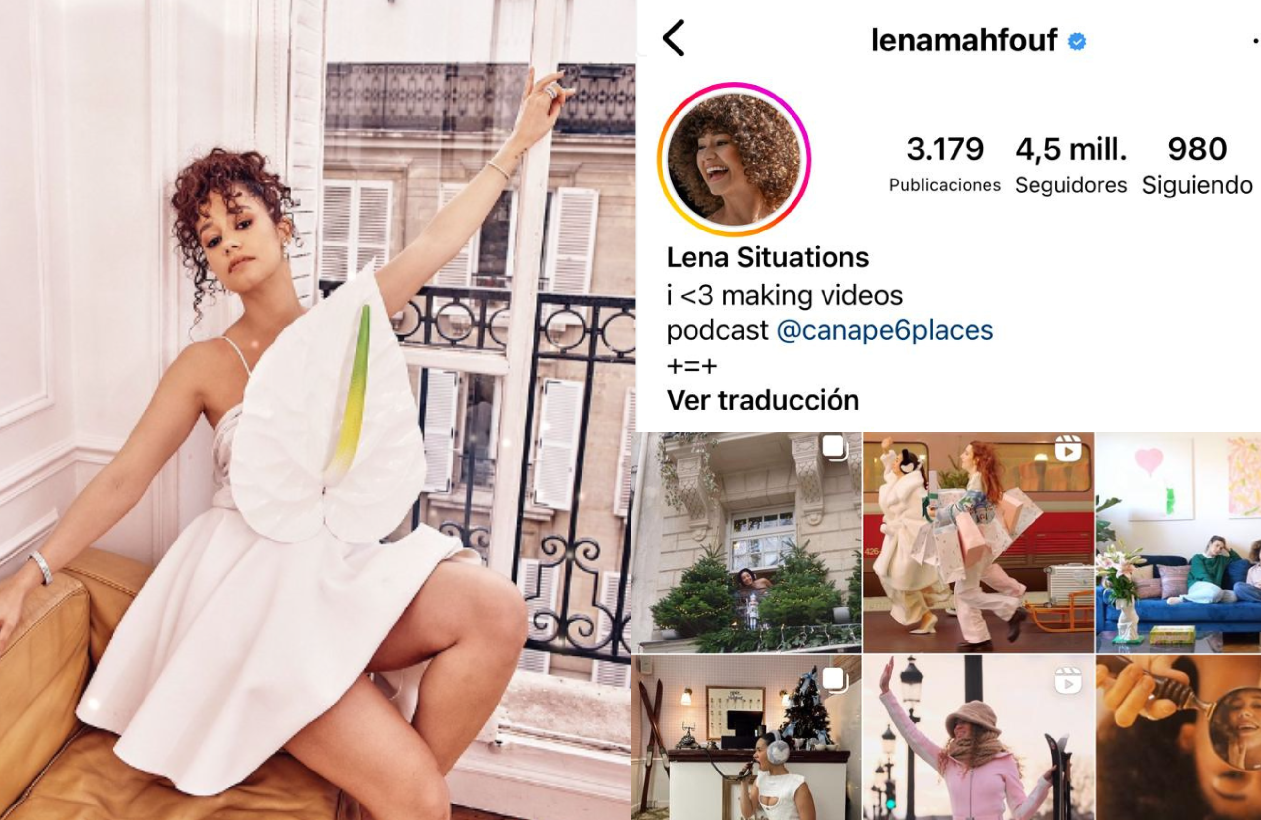 Lena Mahfouf, Influencer de Moda