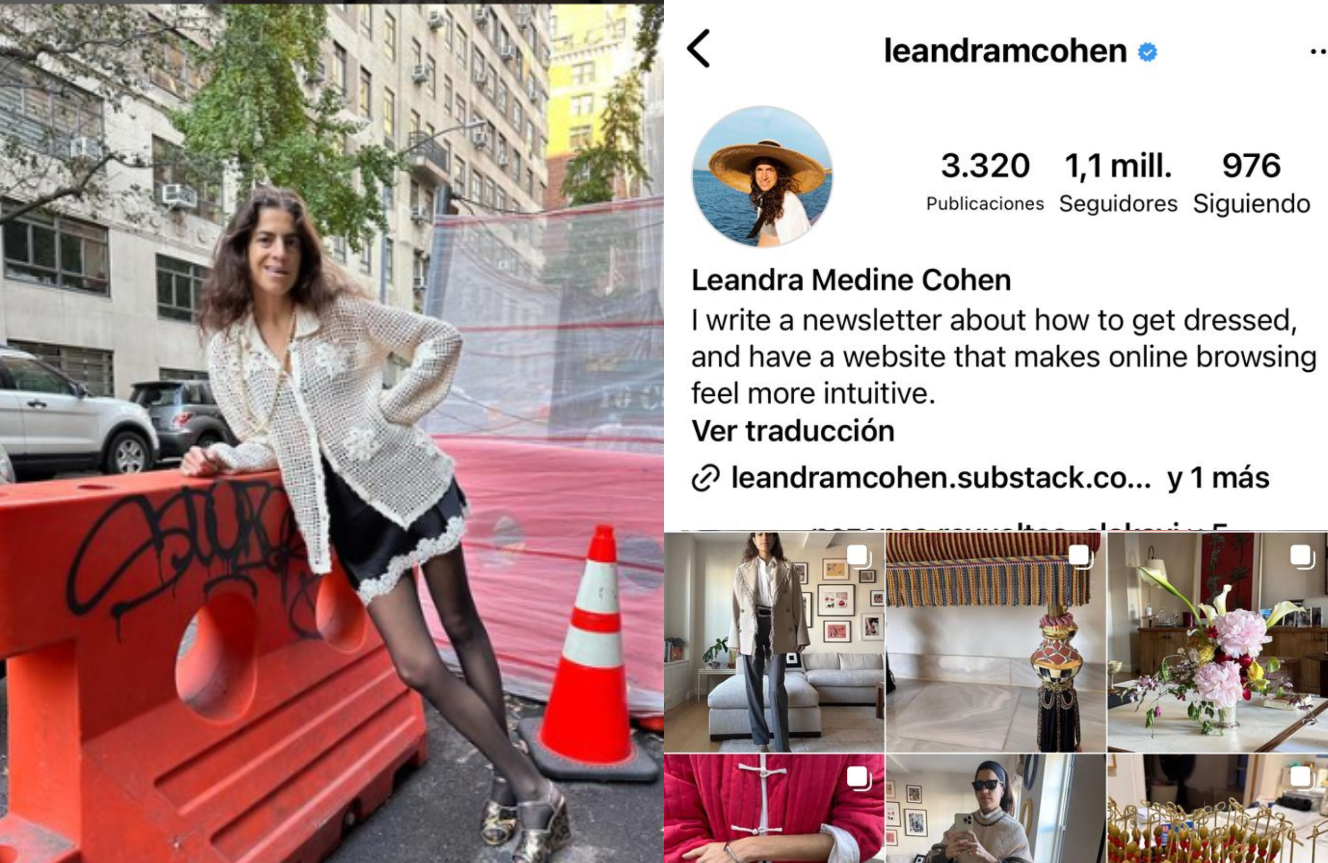 Fashion Influencer Leandra Medine Cohen